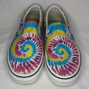 Vans Tie Dye Slip Ons